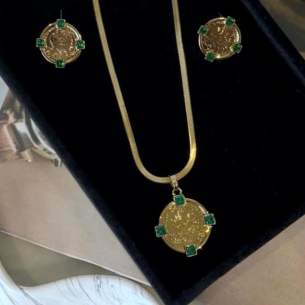 Vintage jade set